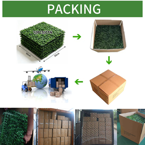<span class=keywords><strong>Siepe</strong></span> Artificiale Laurel Leves per Giardino Verticale, Resistente ai Raggi UV, Decorazione Murale Verde Assemblata per Recinzioni - Product Image 5