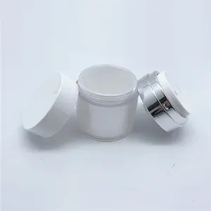 Groothandel Plastic Cosmetische Container Airless Pot 15Ml 30Ml 50Ml 100Ml Serum Fles Klein Formaat Cosmetische Opslag