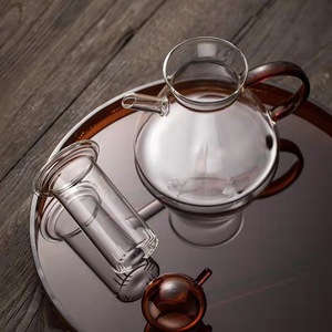 Ensemble théière <span class=keywords><strong>en</strong></span> <span class=keywords><strong>verre</strong></span> borosilicate résistant à la chaleur de 480 ml, fait main, très vendu, pichet <span class=keywords><strong>en</strong></span> <span class=keywords><strong>verre</strong></span>, bouilloire, vente <span class=keywords><strong>en</strong></span> gros, personnalisable - Product Image 4