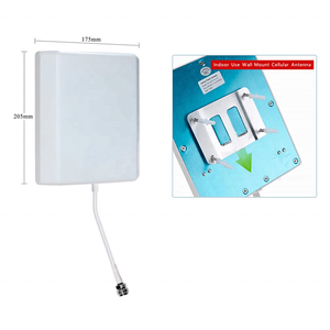 Antena Wifi 4G para Interiores, 698-2700MHz, Antena de Comunicación de Panel con Conector SMA Macho y Cable LMR200 - Product Image 1