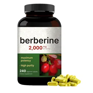 Factory Supplements Berberine HCL Capsules 500 1000Mg Berberine Tablet