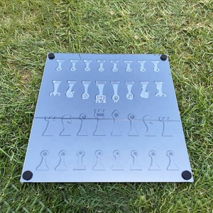Pièces <span class=keywords><strong>d</strong></span>'échecs <span class=keywords><strong>en</strong></span> <span class=keywords><strong>verre</strong></span> acrylique avec plateau, <span class=keywords><strong>jeu</strong></span> <span class=keywords><strong>d</strong></span>'échecs <span class=keywords><strong>en</strong></span> lucite fait à la main, pièces <span class=keywords><strong>d</strong></span>'échecs uniques, <span class=keywords><strong>jeu</strong></span> de société - Product Image 4
