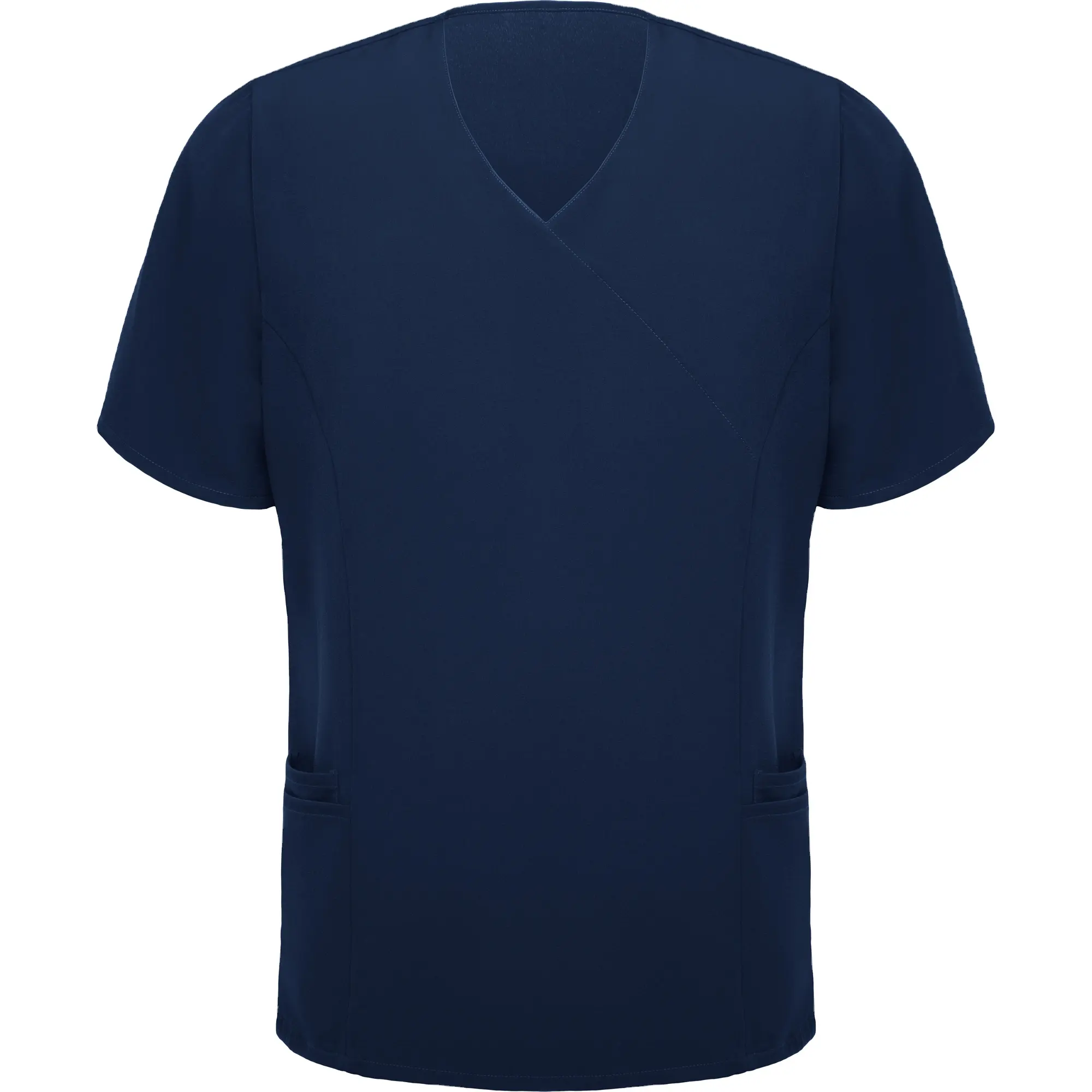 고품질 재료 폴리 에스터 사이드 슬릿 셔츠 블랙 컬러 병원 작업복 병원 작업 유니폼