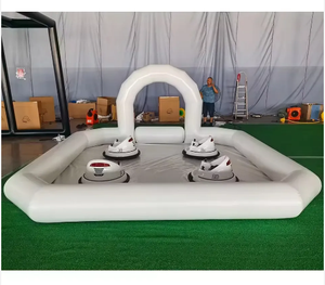 Piste gonflable commerciale de haute qualité, arène de voitures tamponneuses gonflable, sol extérieur pour <span class=keywords><strong>parc</strong></span>, piste de course gonflable - Product Image 2