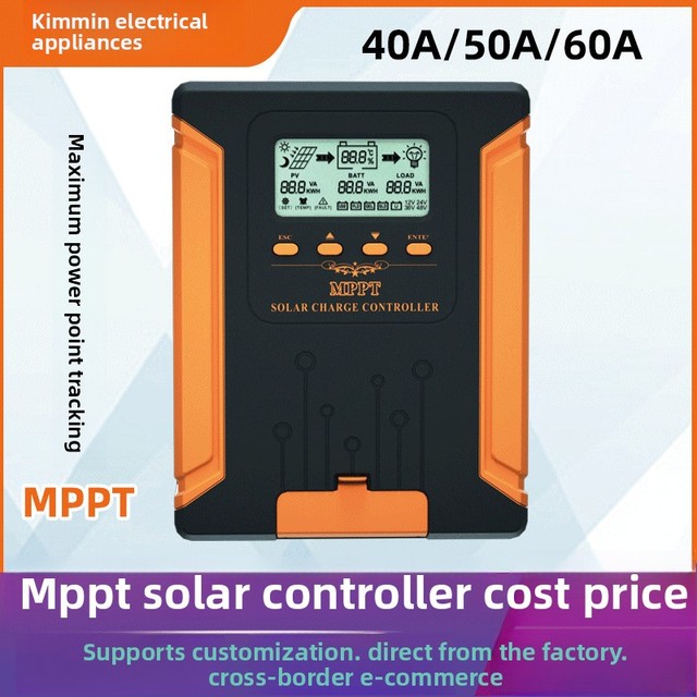 MPPT Solar Controller 40A 50A 60A Smart System Battery PV Panel Charge-Discharge Controller CM-40ACM-50ACM-60A Zhejiang China