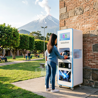 Distributeur automatique de désinfection de casques en libre-service pour les stations de livraison, les hubs de coursiers et la location de casques partagés
