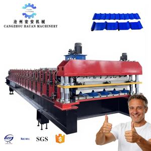 Machine de formage à froid entièrement automatique pour tuiles ondulées en acier coloré de style rétro - Product Image 1