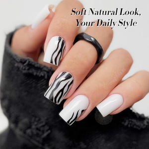 BORN PRETTY PRO 10ml Color blanco y negro de alta nivelación Gel Liner Nail Art Logotipo personalizado DIY Pintura Dibujo Gel Barniz - Product Image 6