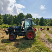 Tracteur agricole à roues Tavol 50HP 4x4 avec moteur YTO 4 cylindres, boîte de vitesses 8F+2R pour la vente en gros et l'utilisation agricole