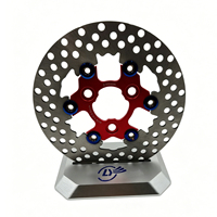 Usinage de précision CNC, corps en acier inoxydable et support en aluminium, rotor de frein flottant pour moto