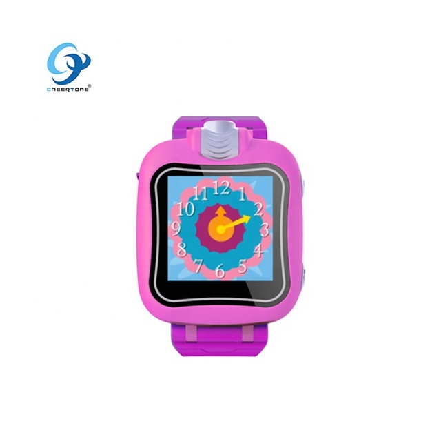 CTW6 2023 OEM Cartoon Kids Digital Silicone Touch Game Smart Watch Smartwatch Voice Recorder with Camera for Children