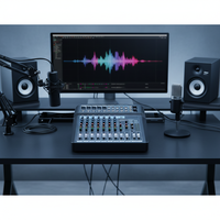 Console de Mixage DJ Professionnelle MX-600/800/1600 Audio 8/12/16 Canaux, 99 Effets DSP Intégrés, Son Haute Résolution et Équipement Sonore Tactile