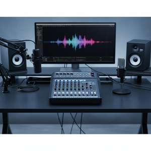 מיקסר מקצועי לדיג'יי MX-600/800/1600 8/12/16 ערוצים אודיו 99 אפקטים DSP מובנים אודיו ברזולוציה גבוהה ציוד סאונד בנגיעה אחת - Product Image 2