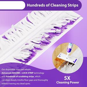 <span class=keywords><strong>Ricariche</strong></span> per Mop Usa e Getta Compatibili con <span class=keywords><strong>Swiffer</strong></span> Power Mop per Pulizia Pavimenti, Panni di Ricambio - Product Image 3