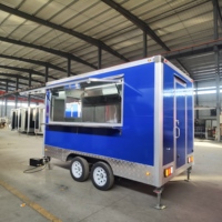 Remorque alimentaire mobile de restauration commerciale à haute productivité, certifiée DOT, en tôle galvanisée, pour la vente de nourriture, remorquable, type camion-restaurant
