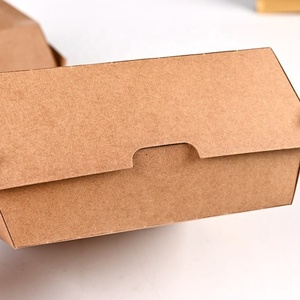Disposable Grease Proof Degradable Hamburger Packaging <b>Box</b> Custom Lunch Bento Paper <b>Box</b> - Product Image 5