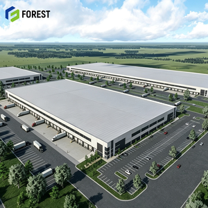 Centre d'entreposage industriel lourd en acier galvanisé à grande portée pour le stockage d'équipements lourds et de terminaux - Product Image 1