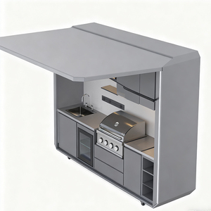 Module de cuisine mobile modulaire |   Kiosque de café et de boissons préfabriqué en conteneur pour les petites entreprises - Product Image 4