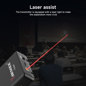 Nuevo Modelo Yarmee, Sistema de Guía <span class=keywords><strong>Tur</strong></span>ística Inalámbrico de Oreja Abierta con Doble Comunicación, Largo Alcance, 99 Canales, Receptor y Transmisor para Visitas en Grupo - Product Image 4