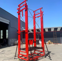 Échafaudage électrique pour usage intérieur et extérieur, système d'échafaudage électrique pliable, élévateur de chantier