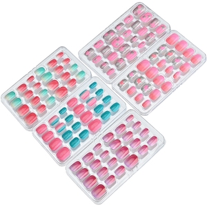 1 Caja de <span class=keywords><strong>Uñas</strong></span> <span class=keywords><strong>Postizas</strong></span> <span class=keywords><strong>para</strong></span> Niños, Regalo de Navidad, <span class=keywords><strong>Uñas</strong></span> <span class=keywords><strong>Postizas</strong></span> <span class=keywords><strong>para</strong></span> <span class=keywords><strong>Niñas</strong></span>, Cobertura Completa, <span class=keywords><strong>Uñas</strong></span> <span class=keywords><strong>Postizas</strong></span> Cortas, Decoración de <span class=keywords><strong>Uñas</strong></span> <span class=keywords><strong>para</strong></span> Festivales - Product Image 5
