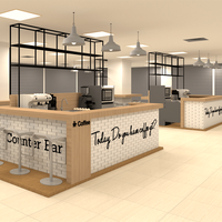 Café personnalisé Mobilier de restaurant à la mode Design d'intérieur Tables et chaises Mobilier de café pour restaurant