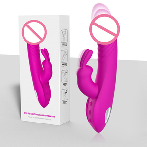 Vibrador Telescópico Tipo Conejo para Mujeres, Potente Vibración, Masaje, Masturbación, Silencioso, con Movimiento de Inserción y Extracción - Product Image 5