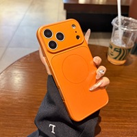 Transformez votre téléphone 17 Pro Max, coque pour 16, grande fenêtre, couverture intégrale, mat, pour 15, coque magnétique en TPU Corning 360