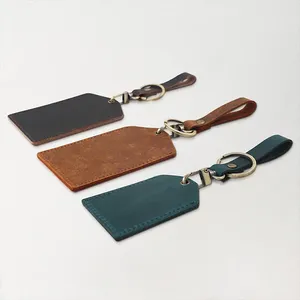 Étiquette de <span class=keywords><strong>bagage</strong></span> de voyage en cuir véritable de haute qualité, élégante et tendance, style Crazy Horse - Product Image 3