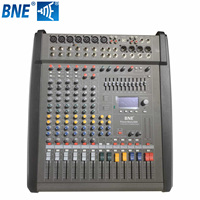 Prix d'usine PM600-3 Console de mixage amplifiée 8 canaux DSP 99 effets Amplificateur de puissance 1000W*2 PowerMate 600-3 1000-3 Mixeur DJ amplifié