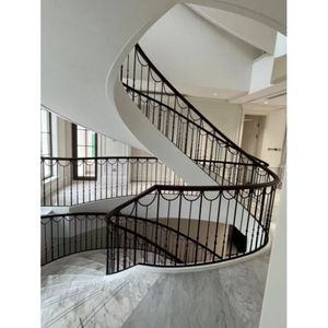 <span class=keywords><strong>Escalera</strong></span> <span class=keywords><strong>de</strong></span> Caracol Personalizable <span class=keywords><strong>de</strong></span> Primera Calidad con Barandilla <span class=keywords><strong>de</strong></span> <span class=keywords><strong>Hierro</strong></span> Forjado <span class=keywords><strong>para</strong></span> Uso en Interiores sobre <span class=keywords><strong>Madera</strong></span>, Vidrio o Mármol, con Buen Servicio - Product Image 5