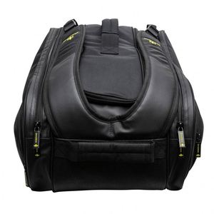 Échantillon gratuit : Sacs de sport rembourrés noirs pour pickleball, avec compartiment à chaussures, pour voyage, entraînement, randonnée, gym, tennis - Product Image 3