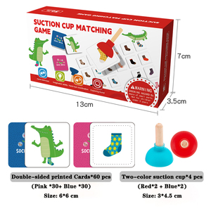 2026 New Design Children Educational Cards and Suction Cup Matching with Socks Training Game Interactive Creative Toys for Kids - Product Image 5
