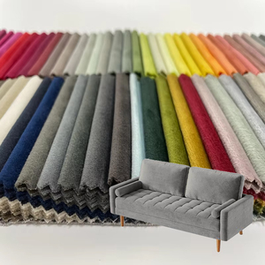 Fornitori di produzione tessile 100 poliestere casa <span class=keywords><strong>Deco</strong></span> tessuti per divani tappezzeria tessuto Standard Plain velluto olandese - Product Image 1