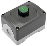 Boîtier de commande à bouton-poussoir 1tvl110000p3101, bouton-poussoir vert, boîtier en plastique, alésage de 22 mm, IP66