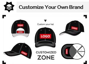 Gorra de béisbol personalizada de seis paneles ajustable para correr, con protección solar, para publicidad de cuartos de maratón, 100% poliéster jersey - Product Image 6