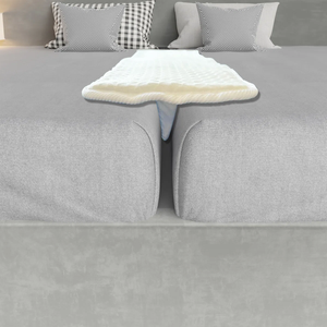 Cuscino <span class=keywords><strong>a</strong></span> Forma di T Extra Largo 30cm per <span class=keywords><strong>Letto</strong></span>, Convertitore da Twin XL <span class=keywords><strong>a</strong></span> King, Riempitivo per <span class=keywords><strong>Letto</strong></span> Diviso King con Fondo Antiscivolo - Product Image 3