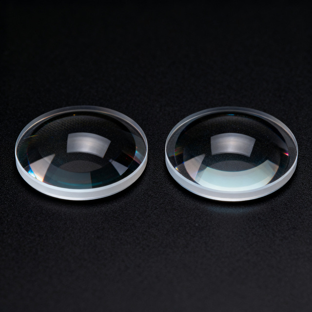 High-Transmittance Quartz Aspheric Lens High-End Lighting Spotlight Shaping Precision Optical Lens Customizable No Coating Model