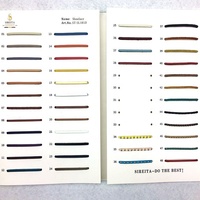 Bandes de cuir microfibre grainé en suède, cordon plat en cuir pour lacets