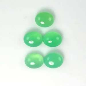 Piedras Preciosas de Crisoprasa Verde Natural de 2mm y 3mm, Cabujones Ovalados Calibrados y Pulidos, Certificados por IGI, Peso Normal, para Joyería - Product Image 4