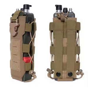 Free Sample Tactical Water Bottle Pouch <b>Bag</b> Outdoor Travel Hiking Drawstring Water Bottle <b>Holder</b> Kettle <b>Carrier</b> <b>Bag</b> - Product Image 6