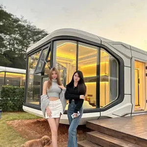 Prefab container house Space Capsule /Modern design customized sleeping capsule hotel