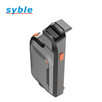Terminal de point de vente XB-C22 3000mAh avec lecteur de codes-barres QR 1D 2D PDF417 Data Matrix, clip dorsal, scanner de codes-barres Bluetooth bleu