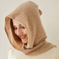 Design de mode Bonnet en cachemire polyvalent pour femmes Chapeau en cachemire personnalisable
