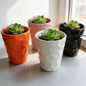 <span class=keywords><strong>Maceta</strong></span> de Cerámica para Exteriores Marca HARVIT - Diseño Contemporáneo, Ecológica, Duradera, Origen Shandong, Grado Alimenticio - Product Image 3