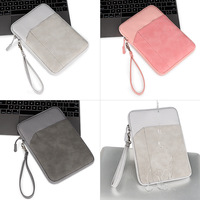 Tas saku kulit Laptop PU, tas saku tas tangan Laptop untuk 8 "10" 10.8 "iPad Mini Air