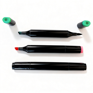 Bestationery Promotional China Custom Sketch Coloring <strong>Brush</strong> Dual Tip Graffiti Double Head Permanent Paint Alcohol Marker <strong>Pen</strong> Set - Product Image 3