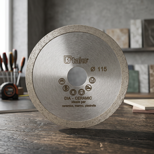 TTAKE DIA-CERAMIC ใบมีดเพชร ความหนา 25.4 มม. สำหรับเครื่องจักรหิน - Product Image 3