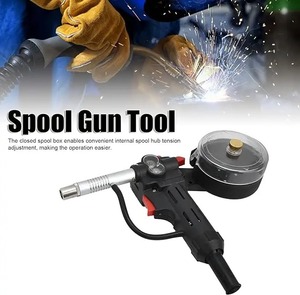 Antorcha de soldadura MIG MAG de aluminio de 10 pies (3 m) o 16 pies (5 m) para <span class=keywords><strong>soldador</strong></span>, pistola de bobina push-pull NBC200 200A 24V DC con conexión Euro - Product Image 5