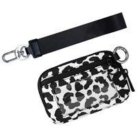 Pochette en nylon personnalisée en gros, bracelet portable mini porte-clés, porte-cartes, petite bourse à monnaie, sac à main